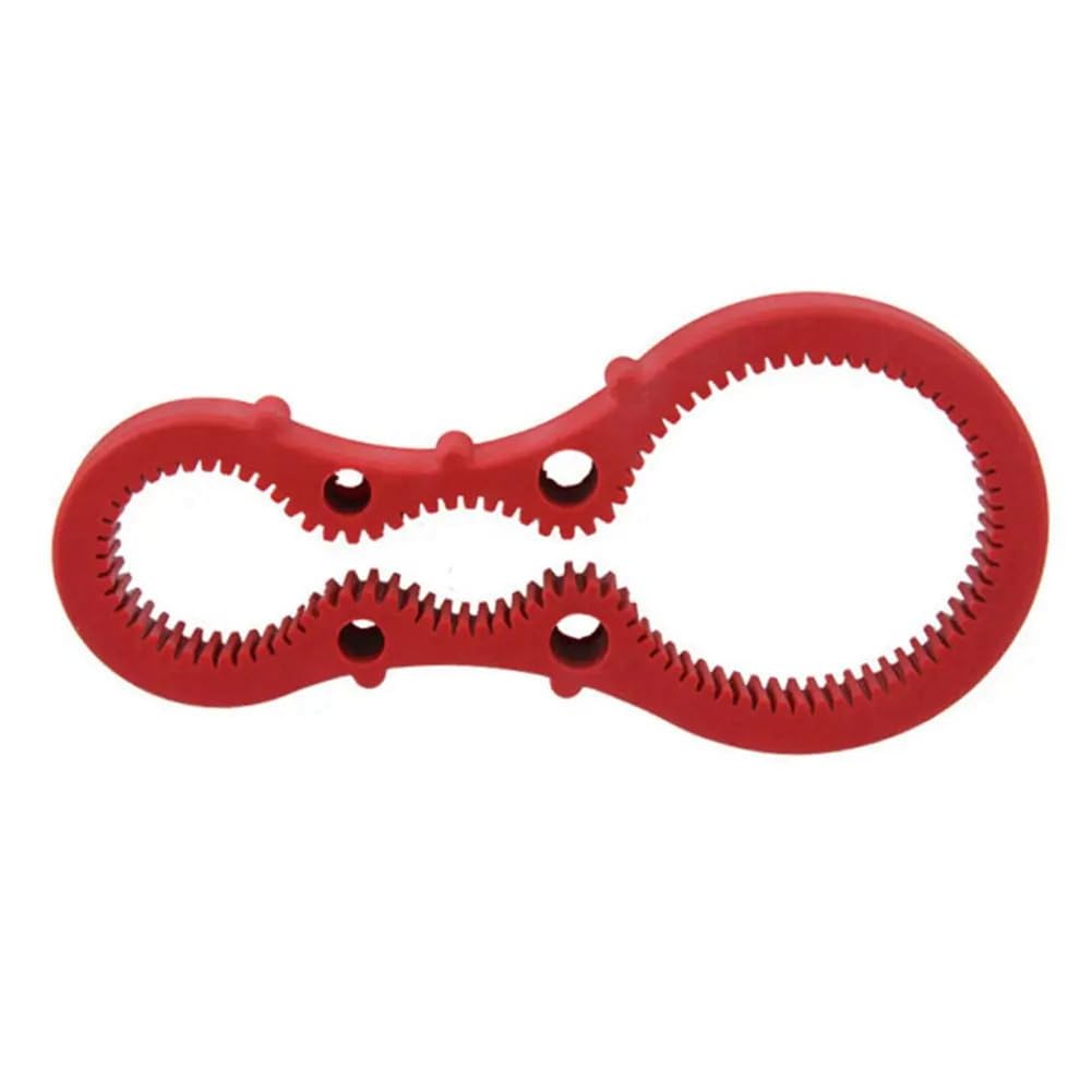 CTRLZS Multi Bottle Opener Portable Jar Lids Can Tin Handy Flexible Twister Rubber Grip Cap Device Easy Install Easy to Use Red