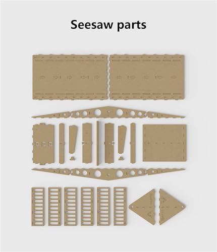 Image of Bridge Course Prop Simulation Road Obstacle Steep Slope for RC Crawer Car 1 /18 1 /24 TRX4M UTB18 SCX24 AX24 FCX24 (Seesaw Board)