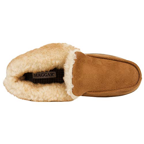 New WB Haggar Men\'s Tan Slippers Haggar | Shoes | Haggar Mens Tan Memory Foam Loafer Slippers  main image 4