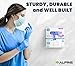Alpine Glove Holder for Wall Mount - Latex Glove Holder Wire Glove Dispenser for Wall Disposable Glove Box & Tissue Box - Fits 2 Boxes (White)