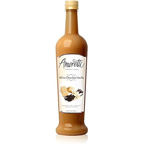 Amoretti Premium Syrup, White Chocolate Vanilla, 25.4 Ounce Cover