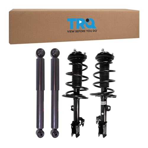 Image of TRQ Front and Rear Complete Strut Assembly & Shock Absorber Kit Complete Strut & Coil Spring Assembly Compatible with 2014-2019 Toyota Highlander