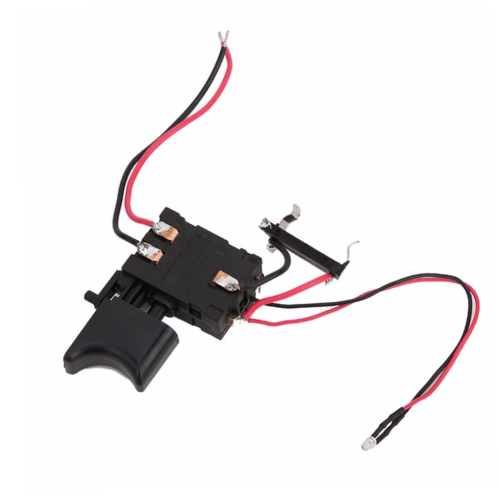 Electric Drill Switch 12V FA2-16/1WEK Lithium Battery Cordless Drill Switch Speed Control for Electric Black