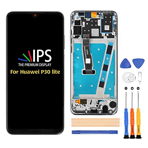A-MIND For Huawei P30 lite/Nova 4E �t���p�l�� ��ʌ����C���p �^�b�`�p�l���Z�b�g(24MP)6.15 �C���` MAR-LX3A MAR-LX2 MAR-L21 MAR-LX3 MAR-LX1 ���f���ɑΉ� LCD�f�B�X�v