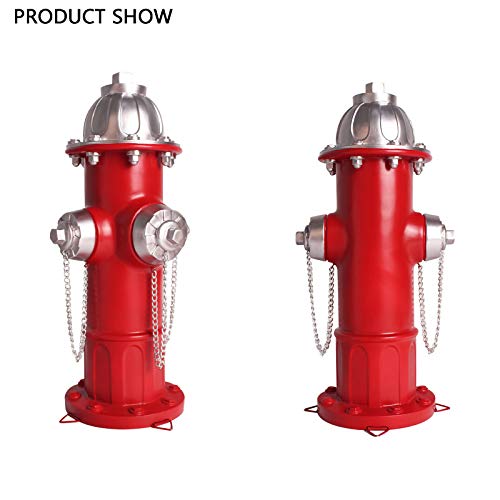 Choies Record Your Inspired Fashion FSP028QHR1 Choies Dog Fire Hydrant Statue With 4 Stake,Puppy Pee Post Training Statue,Outdoor Large Fire Hydrant Statue Garden Patio Ornament Decorations 14.5 Inch Tall thumb #2