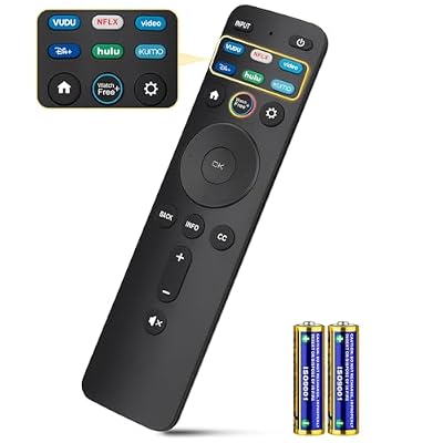 Universal Remote Replacement XRT260 for All VIZIO Smart TV Smartcast 4K P-Series V-Series D-Series M-Series, Fits XRT140 XRT270 - Batteries Included