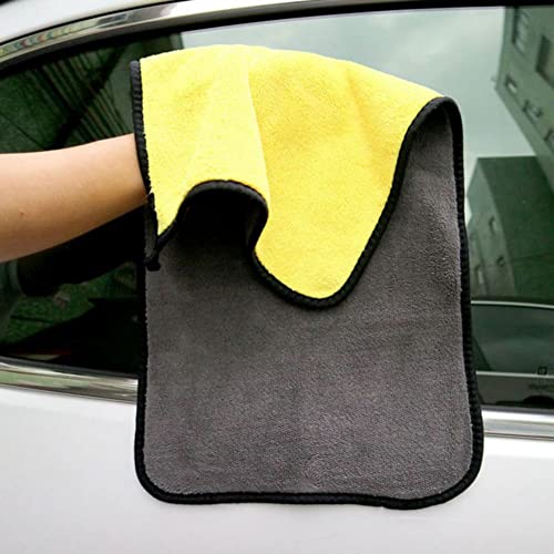 Image of Microfiber Towels for Cars Thickened Car Cleaning Rags Car Cleaning Supplies Cleaning Cloths Cleaning Towels for House and Car Drying Wash Detailing Buffing Polishing Towel(30*60 cm, Set of 4)