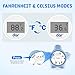 Baby Bath Thermometer, Digital Water Temperature Thermometers with 3 Color Backlit and Temperature Warning, Safety Bath Tube Thermometer Floating Toy for Infant, Toddler