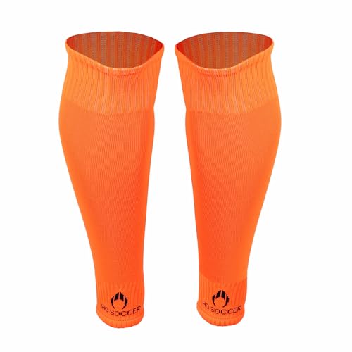 HO Soccer Media Tubular Naranja Sin Pie, Unixex, Adulto, L (43-46)
