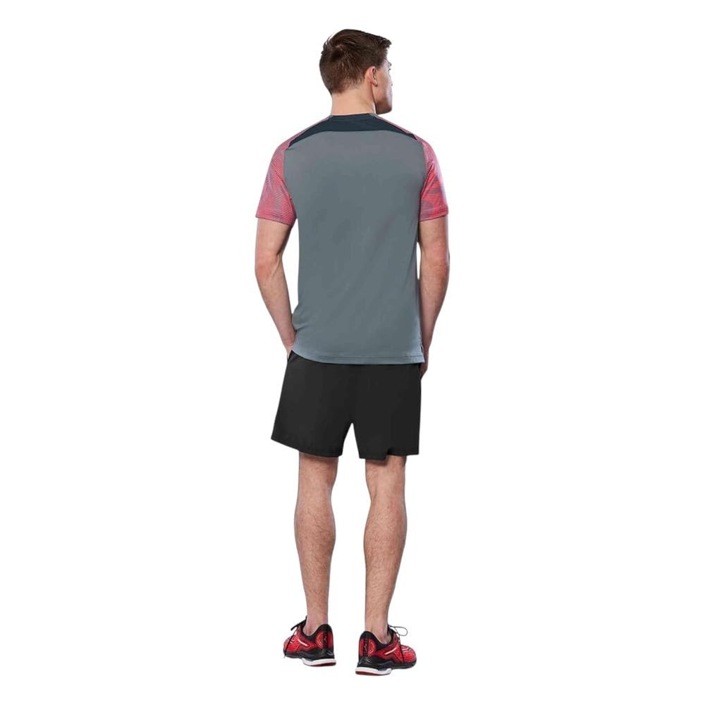 Camiseta Mizuno Tennis Charge Shadow Gris Turbulence Padel Tenis T Shirt 62GAB002-08