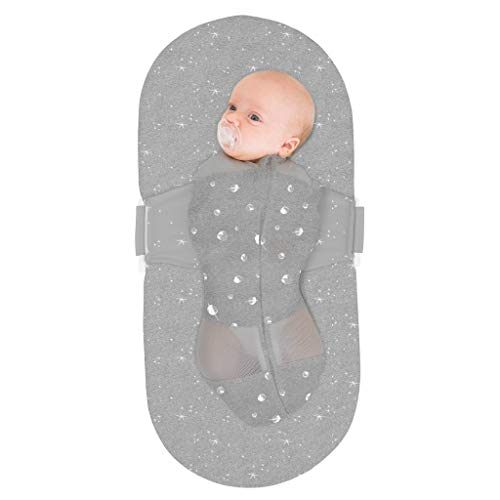 Image of Happiest Baby SNOO Bassinet Fitted Sheet - 100% Organic Cotton Nursery Bedding - Fits SNOO Sleeper Crib Mattress (Graphite Galaxy)