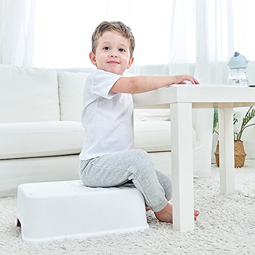 image for BlueSnail Double up Step Stool for Kids, Anti-Slip Sturdy Toddler Two 