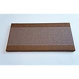 和風生活館 日本製 ミニ畳15×30 ダイケン表 ダイケン清流 裏貼り滑り止め付 約15cm(幅)×30㎝(丈) 厚み約1.5cm (17.胡桃色×香々里30)