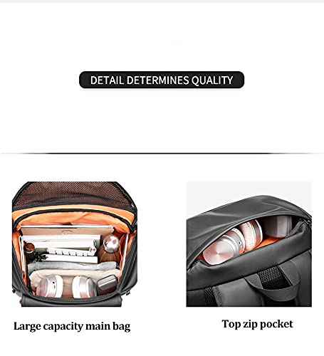Men large capacity travel backpack ,50L waterproof hiking trekking Backpack With separate shoe bag ,17 inch Business Laptop Backpack