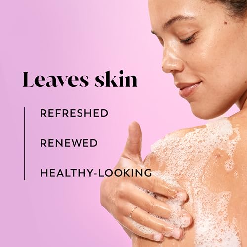 Olay Body Wash for Women, Fresh Radiance, Refreshing & Renewing, Made with Plant Based Cleansers, B3 Botanical Complex, For All Skin Types, Peach & Cherry Blossom Scent, 22 fl oz (Pack of 4)