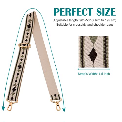 Image of Strap Purse Crossbody Bag Strap Replacement Metal Swivel Hook Shoulder Strap Guitar Strap for Crossbody Bag /luggag
