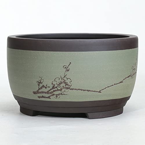 Bonsaï pot de fleurs haut de gamme au design traditionnel en céramique