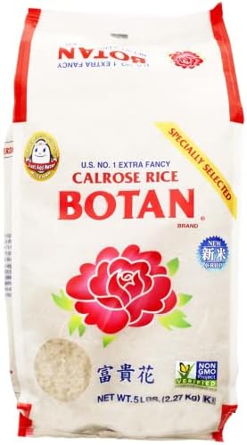 Botan Musenmai Calrose Rice, 5 Pound