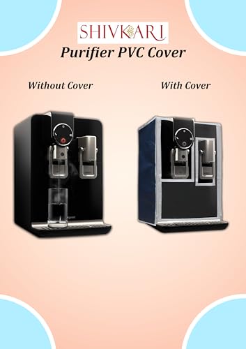 Image of Water Purifier Cover Compatible with Aquaguard Blaze Insta Hot & Ambient RO+UV - Dustproof, Waterproof, Oil Stain Protection, Transparent Front, Velcro Closure, Fits Wall-Mounted /Table-Top