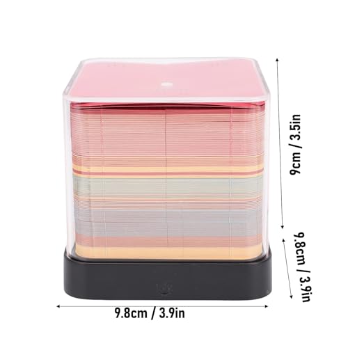 Bloc-notes d'art 3D 2026 avec calendrier lumineux pour décoration de bureau - 2