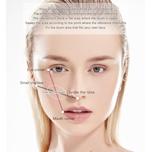 5 Colors Face Blusher Palette Waterproof Matte Long Lasting Lightweight Blush Powder Pink Coral Blushing Pallet with Brush Mirror Women Makeup Gift Set Kit M2089