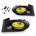 AUTOSAVER88 Fog Lights For Acura RSX 2002 2003 2004 fog lights (Real Glass Yellow Lens with Bulbs & Wiring Harness)
