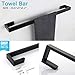 RUGUS Modern Bathroom Accessories- 4-Piece Bathroom Hardware Set Bath Hardware Towel Bar Accessory Set