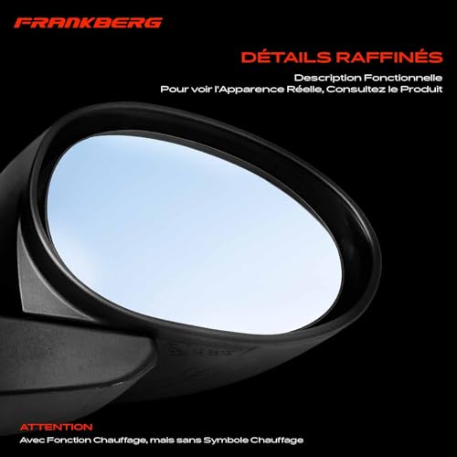 Rétroviseur compatible 107 C1 Aygo rechange miroir extérieur 2015461 - 4