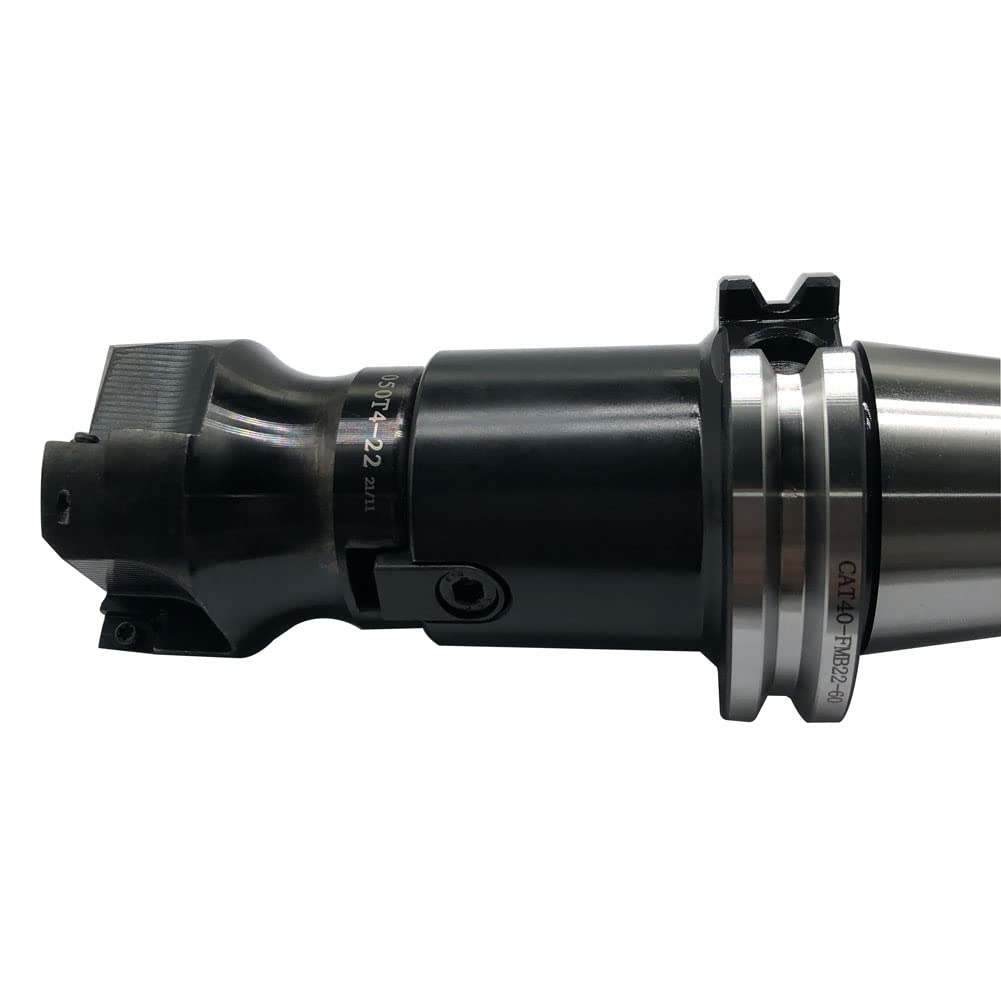 Face Milling Cutter BAP300R 50-22-4T with T8 wrench + CAT40 FMB22 Mill Arbor for APMT1135PDER Carbide Milling Inserts