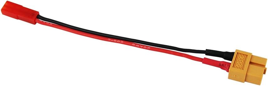 OliYin – Lot De 3 Câbles Adaptateurs Femelle XT-60 Vers Femelle JST, 20AWG, 10cm – Pour LiPO, Chargeur Ou ESC