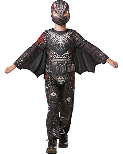 Rubie's - Disfarce oficial da Hiccup Battlefield para crianças