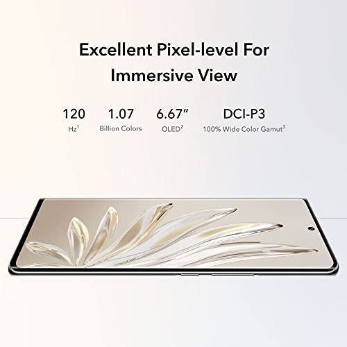 HONOR 70 5G Smartphone Black 8+256 GB, 6,67” Curved OLED Screen, 54MP Triple Rear Camera, 4800 mAh Battery 66W Fast Charging