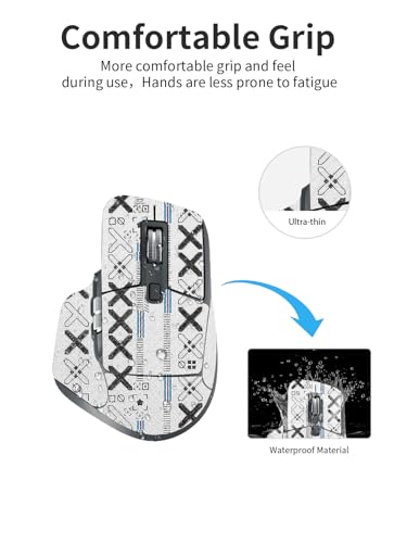 Grip Logitech MX Master 3S toergy : ruban adhésif élastique raffiné antidérapant - 4