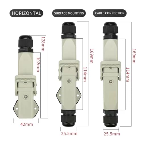 Conector HDC-HA de 4 a 8 pines con enchufe de aviación industrial de 250V 4