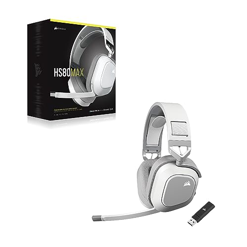 Corsair HS80 MAX Wireless Bluetooth PC PS5 Switch Gaming Headset – White - image 8