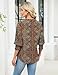 LOMON Blouses for Women Dressy Casual 3/4 Sleeve V Neck Tops for Women Trendy Teacher Shirts 2026 Summer Fashion Bohemian L