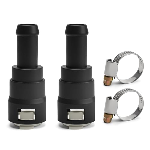 HVAC Heater Hose Connector Compatible with Ford Bronco E150 E250 E350 E450 E550 Expedition F150 F250 F350 Ranger Thunderbird, Lincoln Aviator LS Navigator Replaces 800-404 E69Z18D435B E69Z18D434B