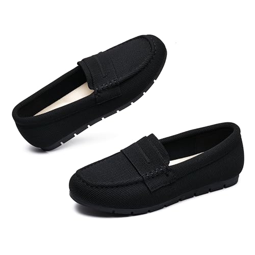 Image of Vespiero Loafers for Women Comfortable Slip on Work Flats Shoes Womens Dressy Casual Walking Shoes