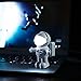 Produktbild Weiß Flexible Spaceman Astronaut USB-Schlauch-LED-Nachtlicht-Lampe for Computer-Laptop PC Notebook Tragbare DC 5V Lese