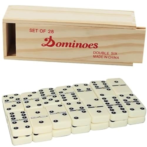 BEST&FREE Domino Juego De Mesa O Domino Profesional 28 Fichas. Dominó: Clásico, Sofisticado, Y Siempre Divertido. Añade Estilo A Tus Momentos De Estrategia con Este Juego De Mesa Imprescindible.