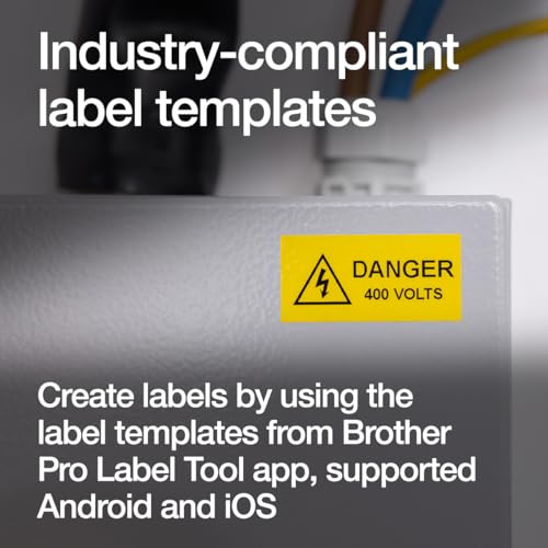 Brother P Touch PT E720BT Imprimante d'étiquettes transfert thermique Rouleau 2 4 cm 180 dpi jusqu'à 20 mmsec USB 2.0 Bluetooth - vue 7