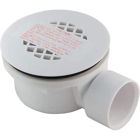 BlueVue 1.5" Side Outlet Drain Assembly Cover