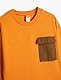 Koton Babyboy Sweatshirt Crew Neck Long Sleeve Pocket Detail Soft Interior Cotton