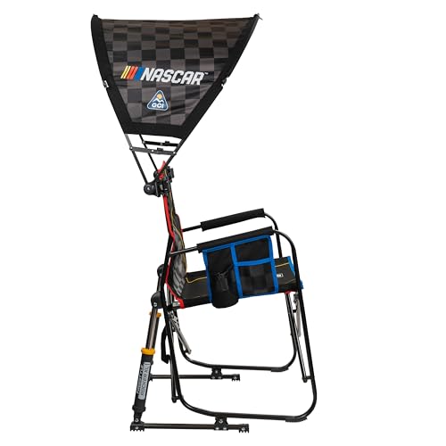 GCI Outdoor Adjustable Sunshade Accessory | Officially Licensed NASCAR Design | UPF 50+ Canopy for Complete Sun Protection | Fits Most Sideline Sports Chairs, Strollers & Wheelchairs - image 3