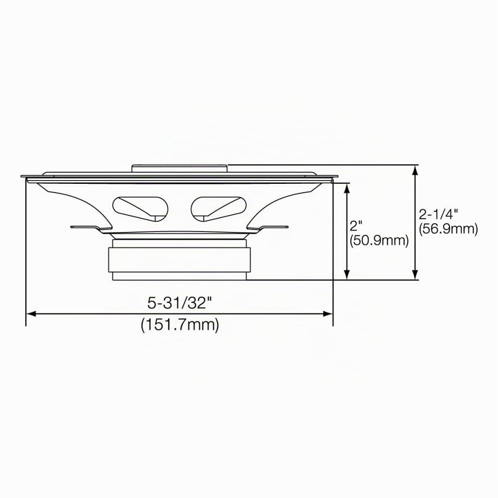 JBL Stage 6402 Lot de 2 Enceintes stéréo coaxiales pour Voiture 10 x 15 cm Noir [Ancien modèle]