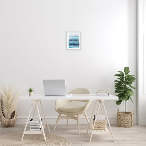 Lignes abstraites inspirées de l'eau Grace Popp toile premium - 3