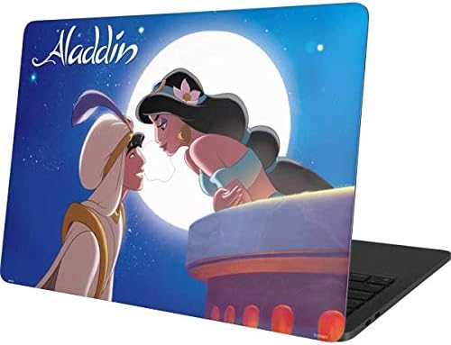 Skinit Decal Laptop Skin Compatible with MacBook Pro 13in (2020) - Officially Licensed Disney Aladdin and Princess Jasmine Kiss Design