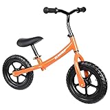 Elantrip Balance Bike, Lightweight Black Toddler Bike for 1-3 Year Old Boys, Birthday Gift Toys for 1-3 Year Old Boys and Girls, No Pedal Bikes for Kids with Adjustable Handlebar and seat