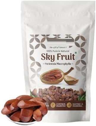 Skys Fruit - 100% Pure & Natural | Bitter Almonds (Kadwa Badam) Seeds, 100g | Supports Immunity, Diabetes Care & Digestive Health