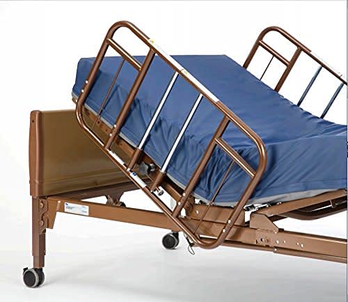 Invacare Homecare Bed Bundle | Foam Mattress & Half Length Rails | Full-Electric Hospital Bed For Home Use #TOP4